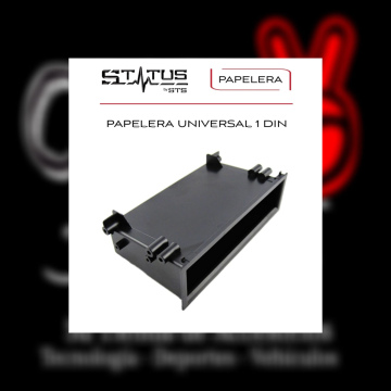 Papelera Universal 1DIN