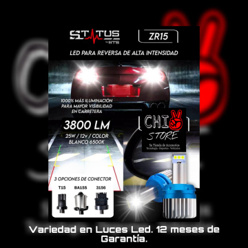 LED para reversa de alta intensidad ZR15