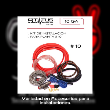 Kit de instalación para planta #10 10GA