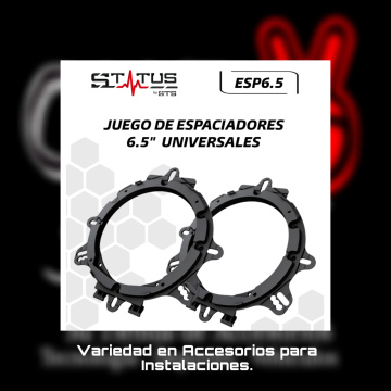 Juego de espaciadores 6.5" universales ESP6.5