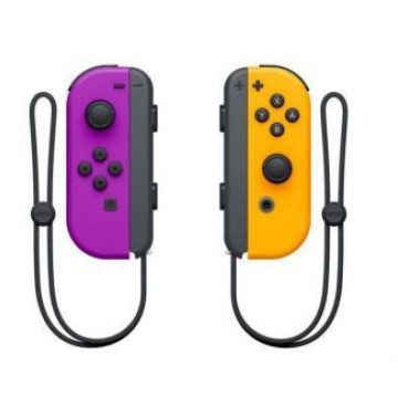 CONTROL NINTENDO SWITCH INALAMBRICO JOY CON MORADO NARANJA